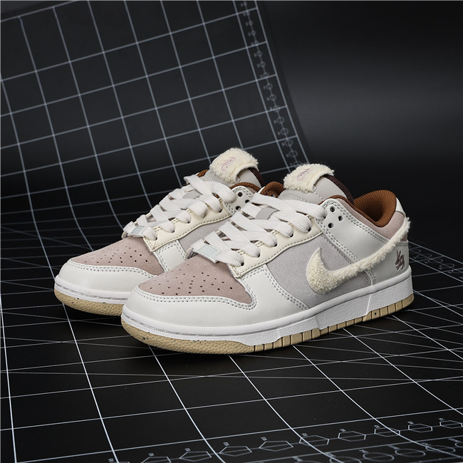 Women's Dunk Low Cream/Brown Shoes 232 Women's Dunk Low Cream/Brown Shoes 232